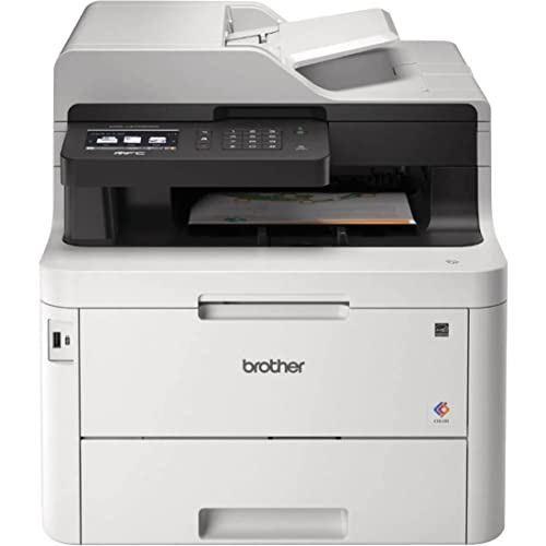 Brother MFC-L3770CDW Compact Wireless Digital Color All-in-One Printer with NFC,...