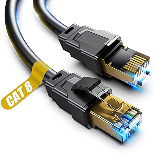 Cat 8 Ethernet Cable, 1.5Ft 3Ft 6Ft 10Ft 15Ft 20Ft 30Ft 40Ft 50Ft 60Ft 100Ft...