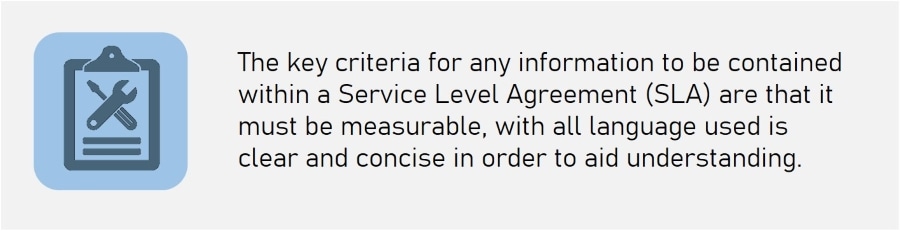 Measure SLA Metrics - Measurable SLA