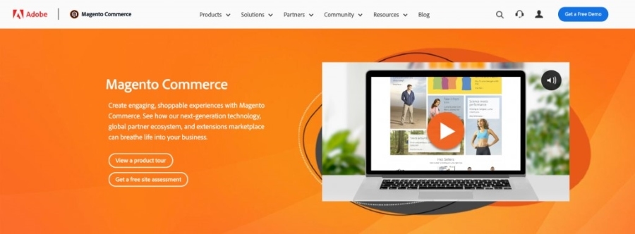 Web Content Management System WCMS - Magento