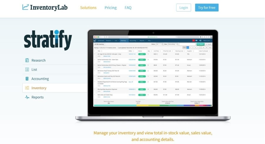 Manage Amazon Inventory - Inventory Lab