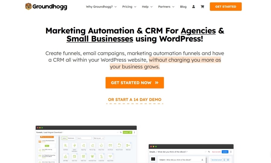 WordPress CRM Plugin - Groundhogg