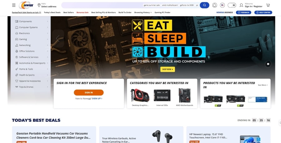 eBay Alternatives - Newegg