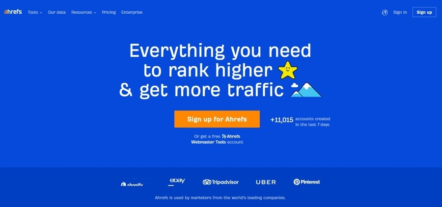 Data-Driven Advertising - Ahrefs