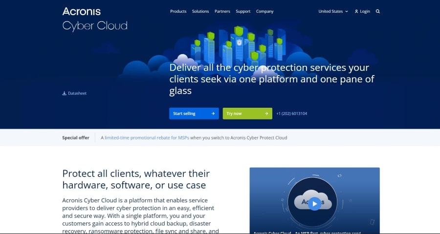 HIPAA Compliant Cloud Storage - Acronis