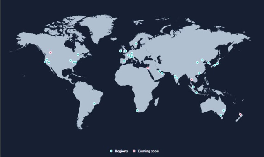 Azure vs Google Cloud vs AWS - AWS Availability Zones