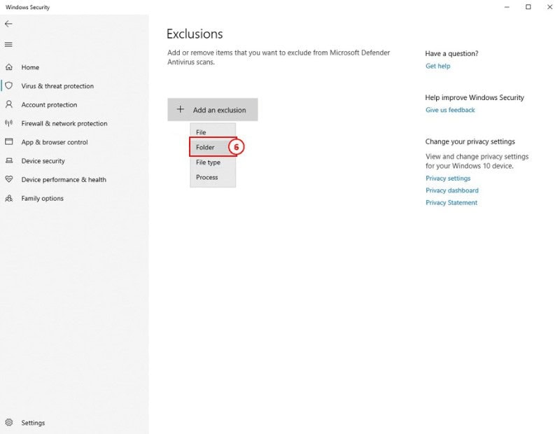 Fix Antimalware Service Executable - Step 6