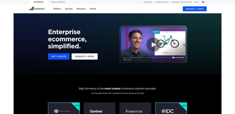 Best Ecommerce Platform for SEO - BigCommerce