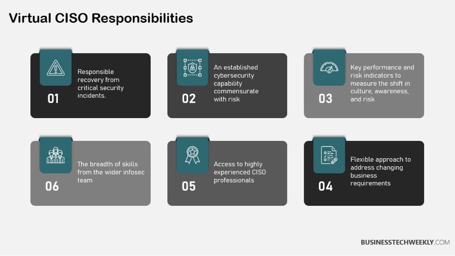 vCISO Services Responsibilities