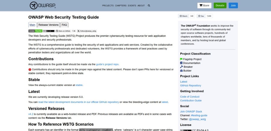 Web Application Penetration Testing - OWASP Web Security Guide