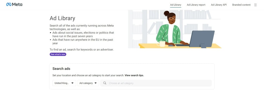 Meta (FaceBook) Ad Library