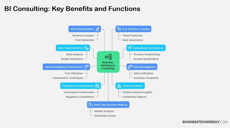 Business Intelligence Consultant Functions