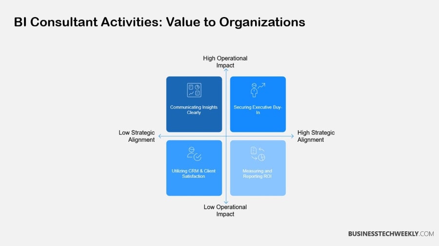 Business Intelligence Consultant Organizational Value
