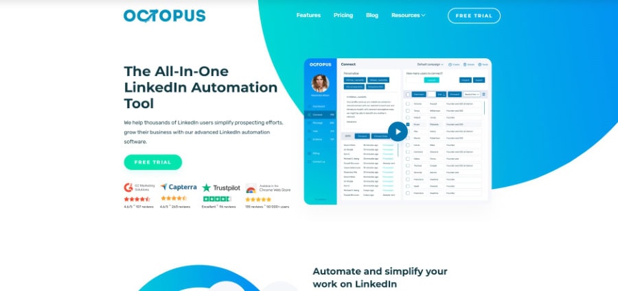 Linkedin Automation - Octopus