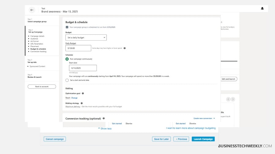 LinkedIn Campaign Manager