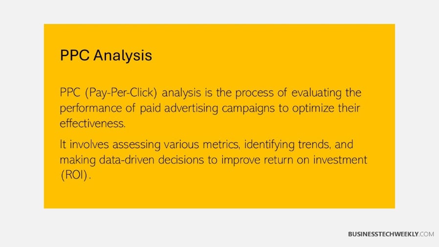 What is PPC Analysis